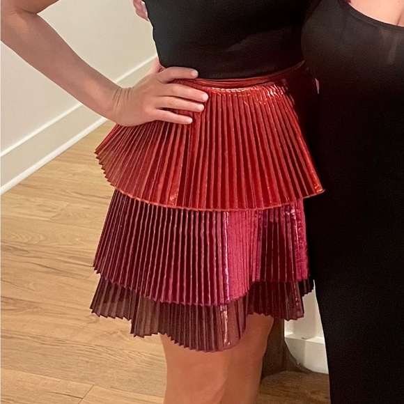 Delfi Collective Tiered Mini Skirt - Picture 3 of 7